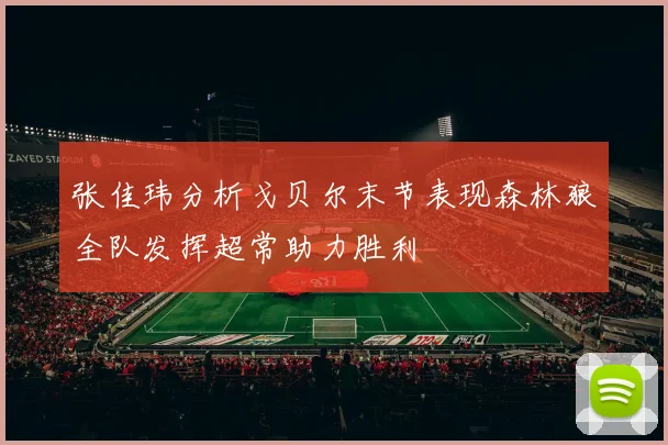 张佳玮分析戈贝尔末节表现森林狼全队发挥超常助力胜利