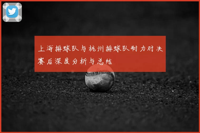 上海排球队与杭州排球队耐力对决赛后深度分析与总结